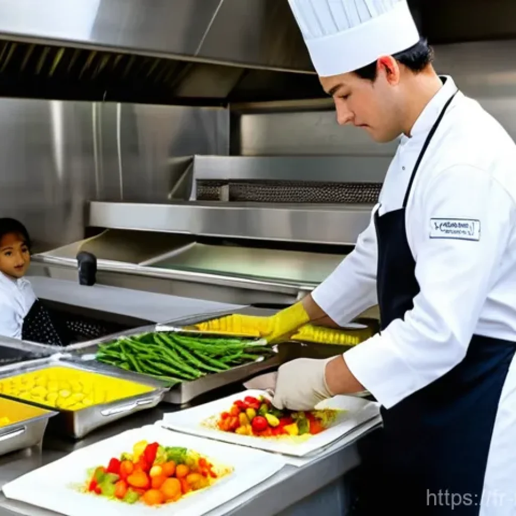 식품위생사 해외 사례 분석 - **Prompt: European Culinary Excellence and Hygiene Standards**
    A brightly lit, spacious professi...